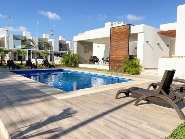Вилла Elegante Y Preciosa Casa Con Excelente Ubicacion Канкун Экстерьер фото